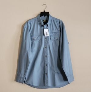 Cabela's Light Blue Casual Button Down Shirt